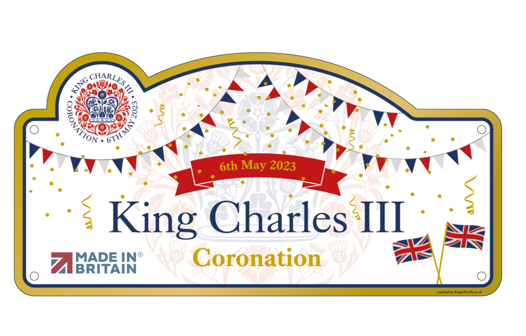 King Charles III Special Edition Rally Plates